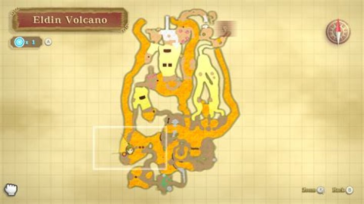 A Goddess Cube location in Deep Woods in The Legend of Zelda: Skyward Sword HD