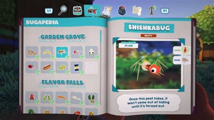 A Shiskabug in Bugsnax