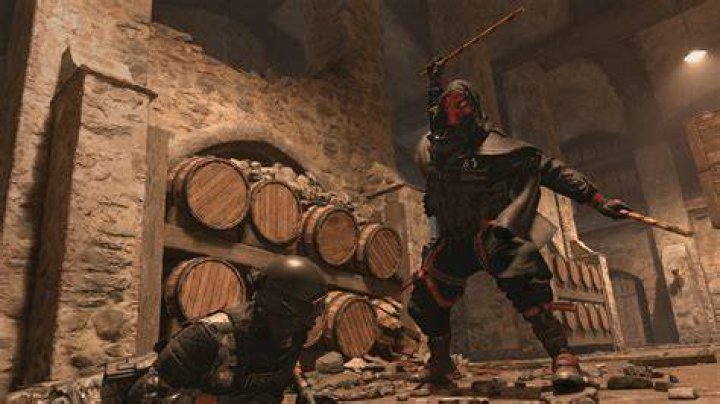 An Operator wielding a Tonfa in Call of Duty: Modern Warfare 2