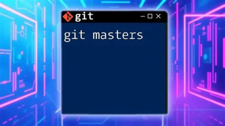 Git master screenshot