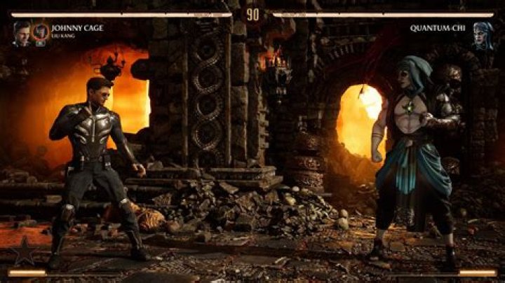 Johnny Cage faces Quantum Chi in a screenshot from Mortal Kombat 1