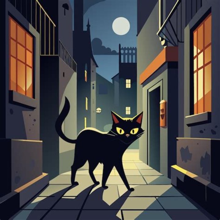 The cat walks down an infested hallway in Stray