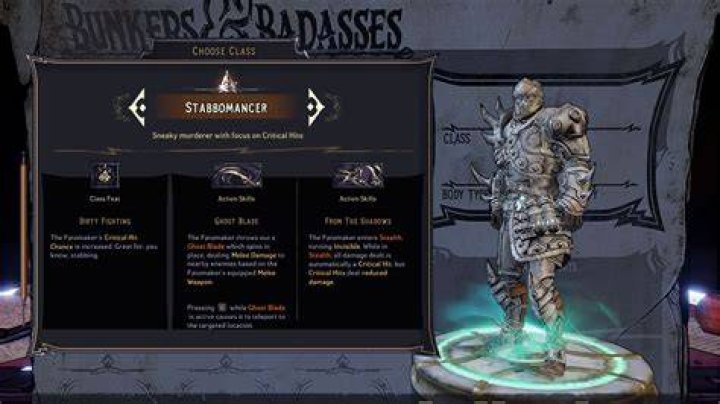 Tiny Tina&rsquo;s Wonderlands Stabbomancer class